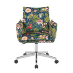 Mika-Malu 2er-Set - Bürostuhl mit Cord Stoff Bezug