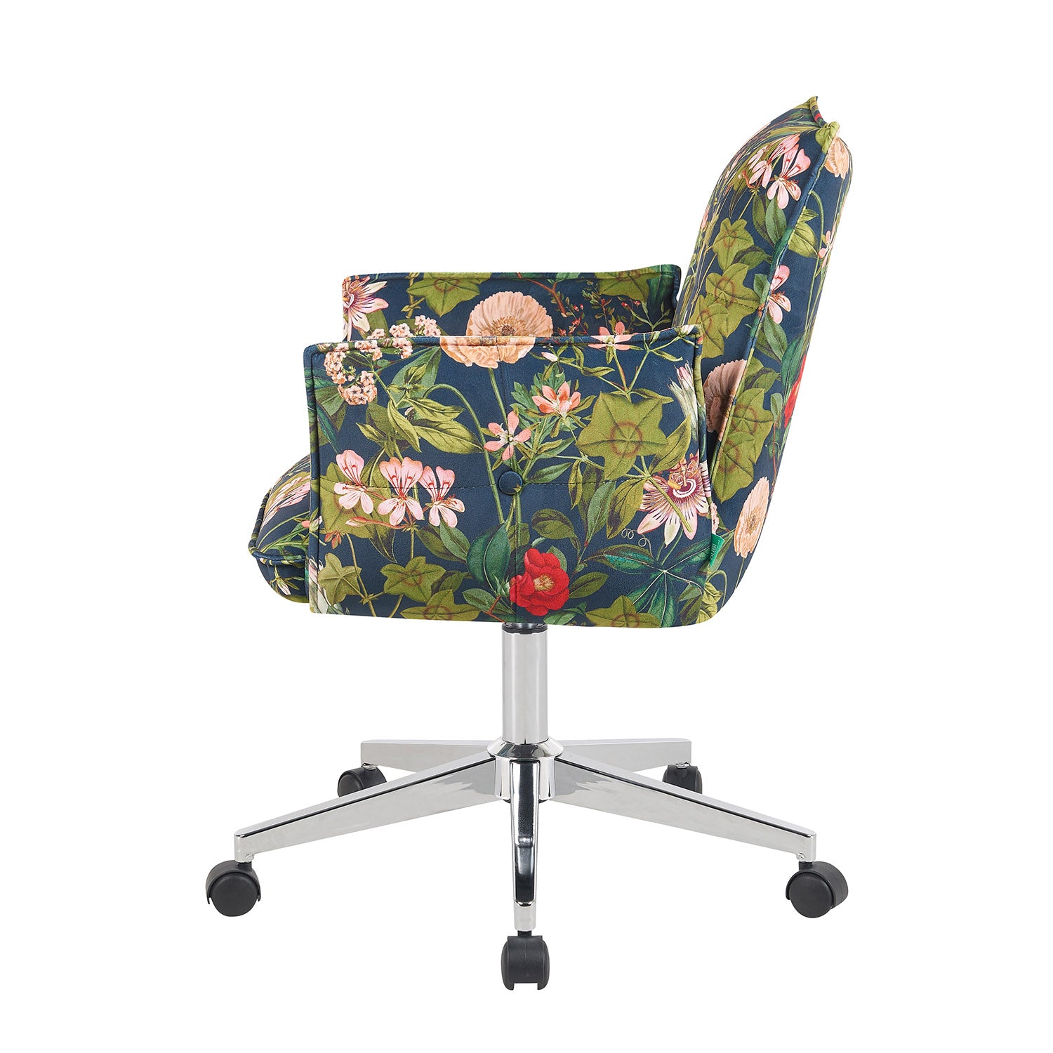 Mika-Malu 2er-Set - Bürostuhl mit Cord Stoff Bezug