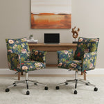 Mika-Malu 2er-Set - Bürostuhl mit Cord Stoff Bezug