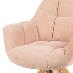 Mika-Nele 2er-Set - Schalenstuhl mit Massivholz Gestell aus Eiche