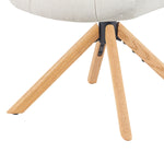 Mika-Nea 2er-Set - Moderner Schalenstuhl mit Holzgestell