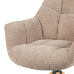 Mika-Nea 2er-Set - Moderner Schalenstuhl mit Holzgestell