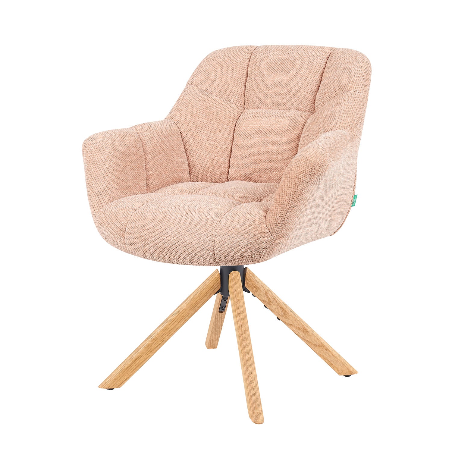 Mika-Nea 2er-Set - Moderner Schalenstuhl mit Holzgestell