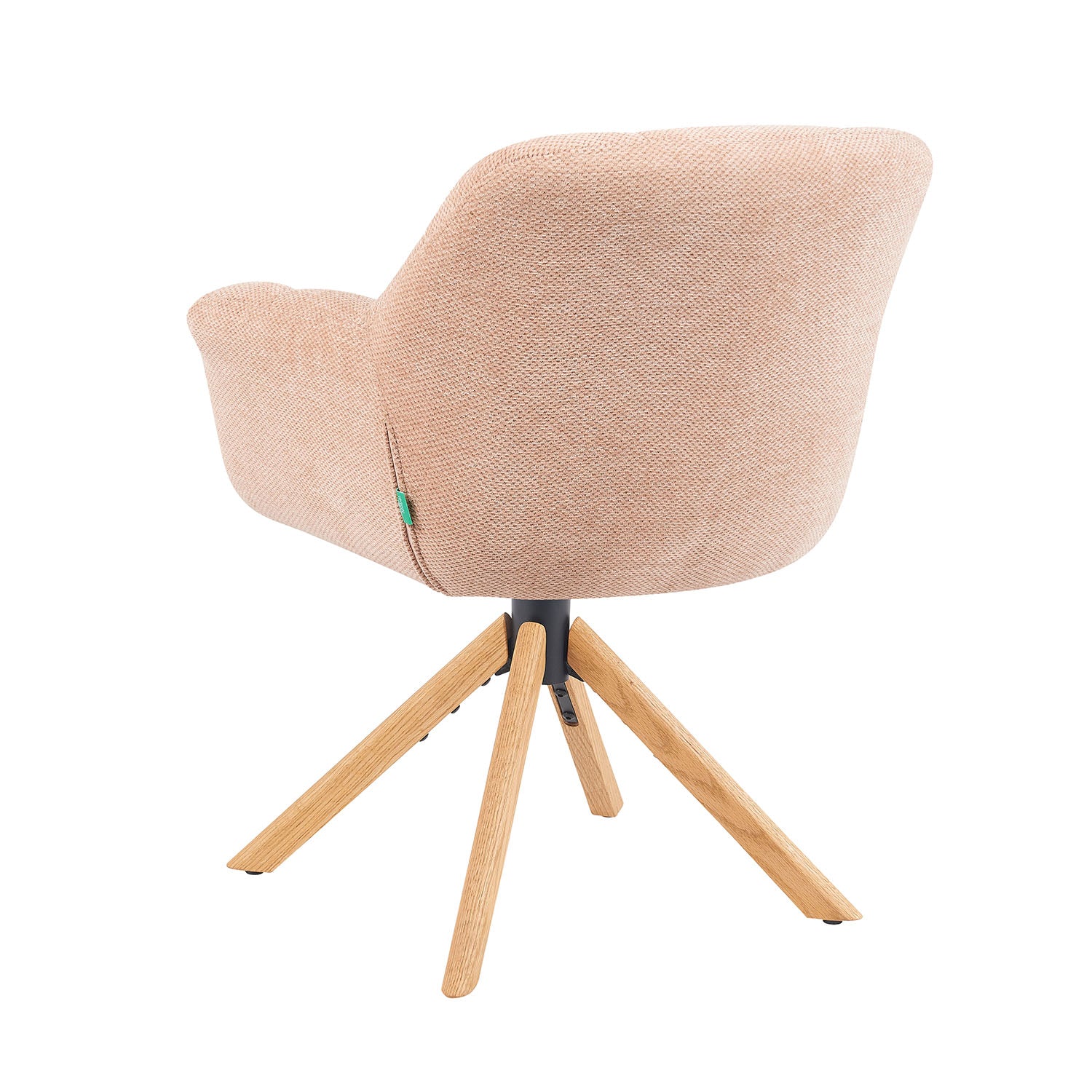 Mika-Nea 2er-Set - Moderner Schalenstuhl mit Holzgestell