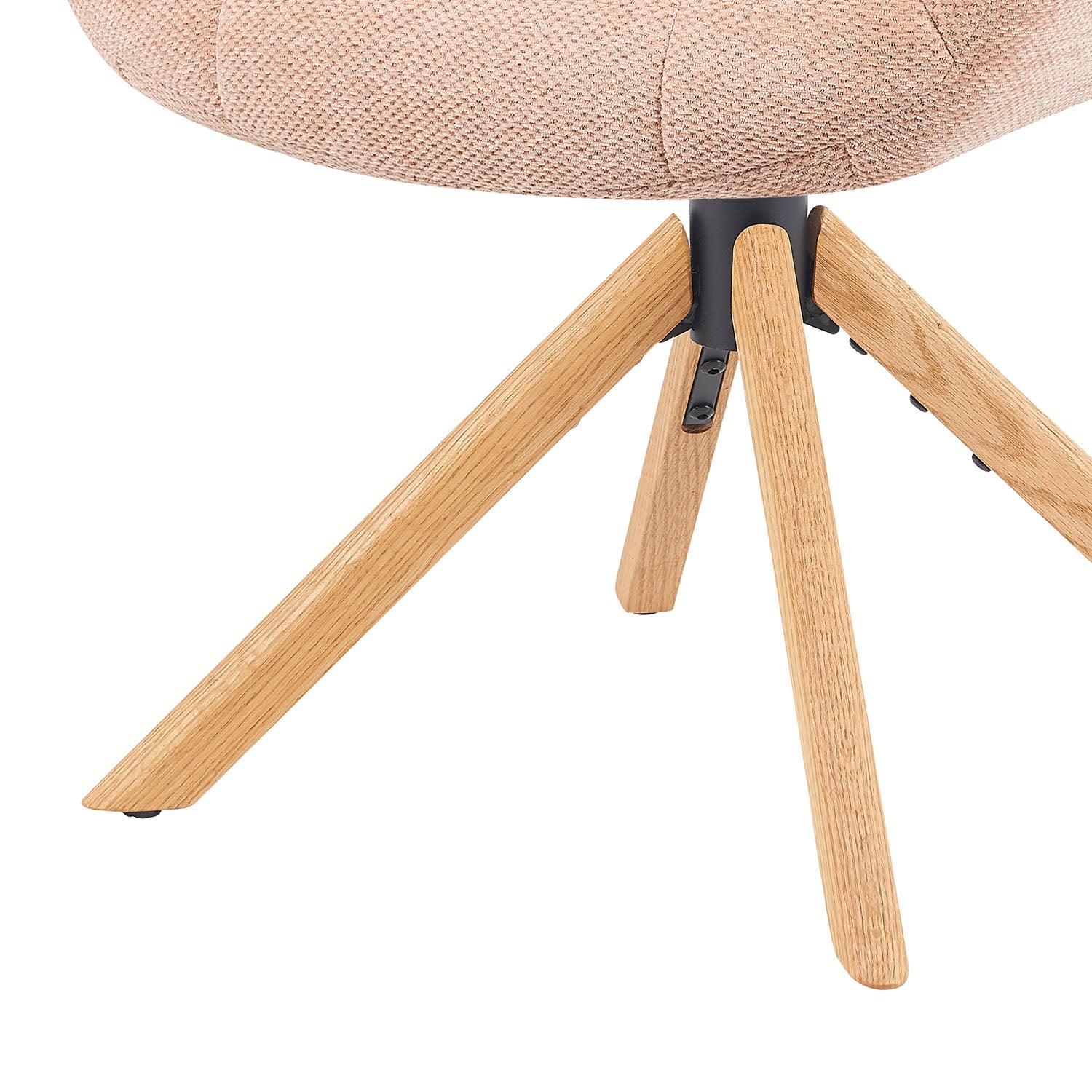 Mika-Nea 2er-Set - Moderner Schalenstuhl mit Holzgestell