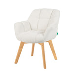 Mika-Nele 2er-Set - Schalenstuhl mit Massivholz Gestell aus Eiche