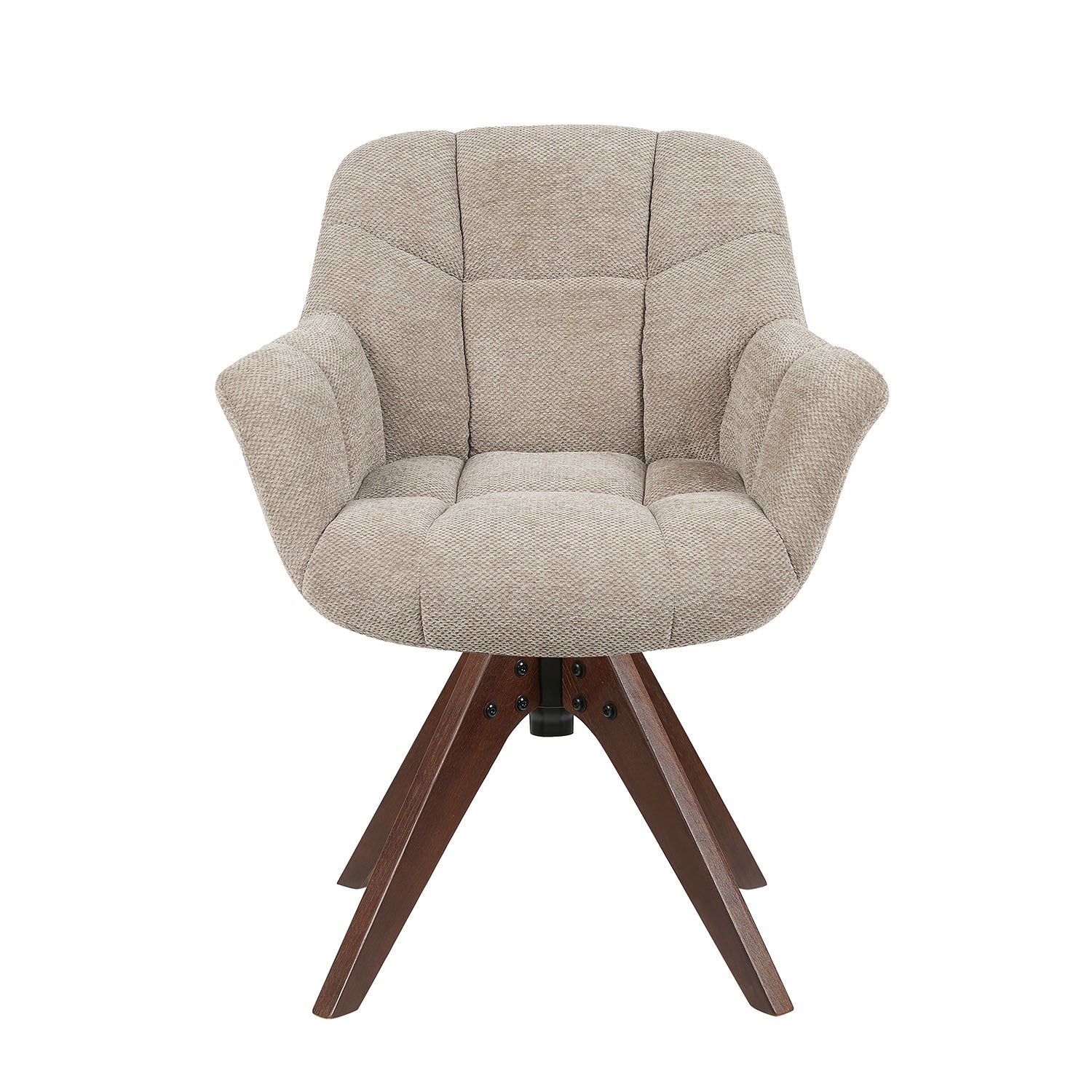 Esszimmerstuhl Mika-Nele 2er-Set |360° drehbar | Eiche geölt Natur