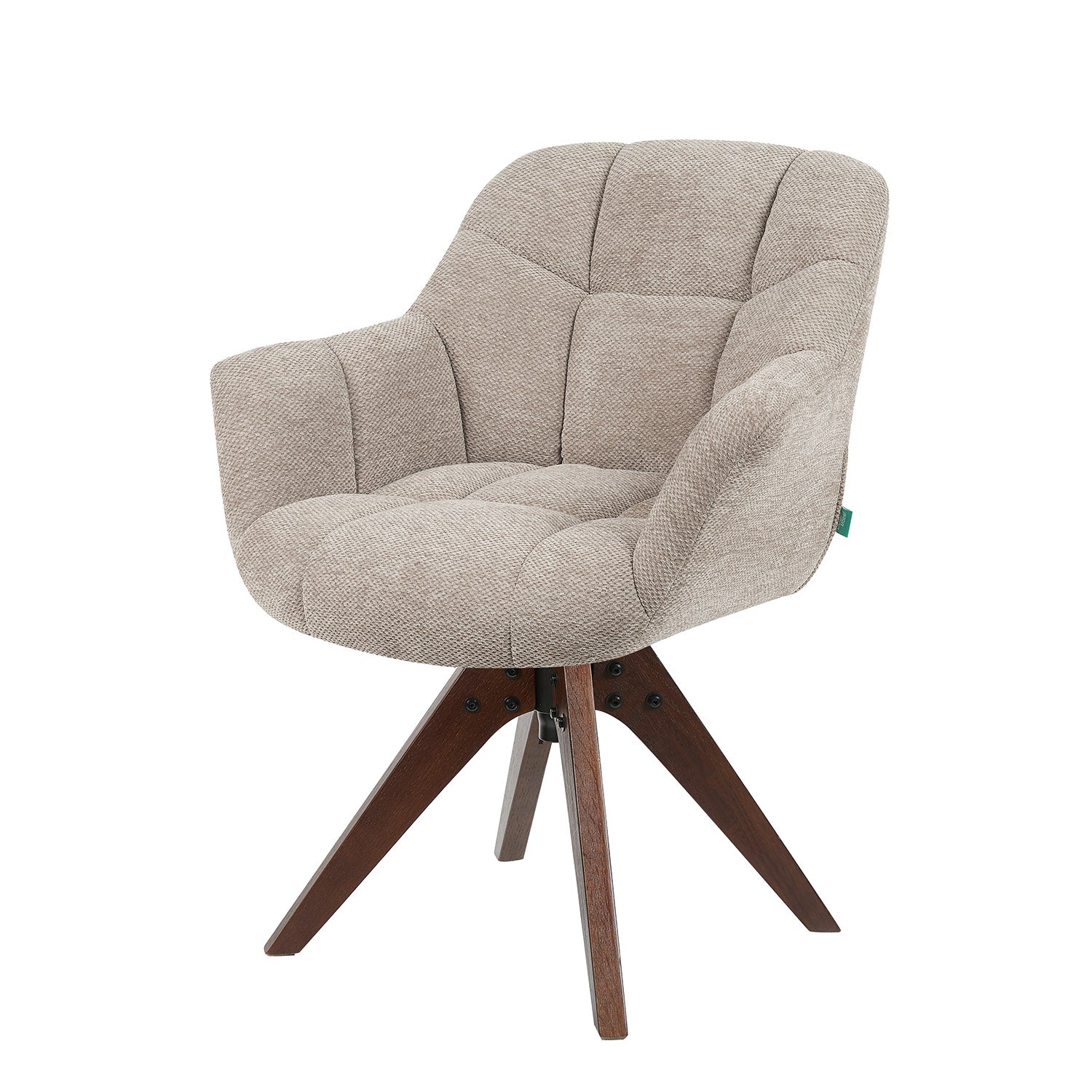 Esszimmerstuhl Mika-Nele 2er-Set |360° drehbar | Eiche geölt Natur