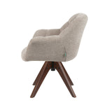 Esszimmerstuhl Mika-Nele 2er-Set |360° drehbar | Eiche geölt Natur