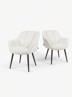 Mika-Mila 2er-Set - Runder Schalenstuhl