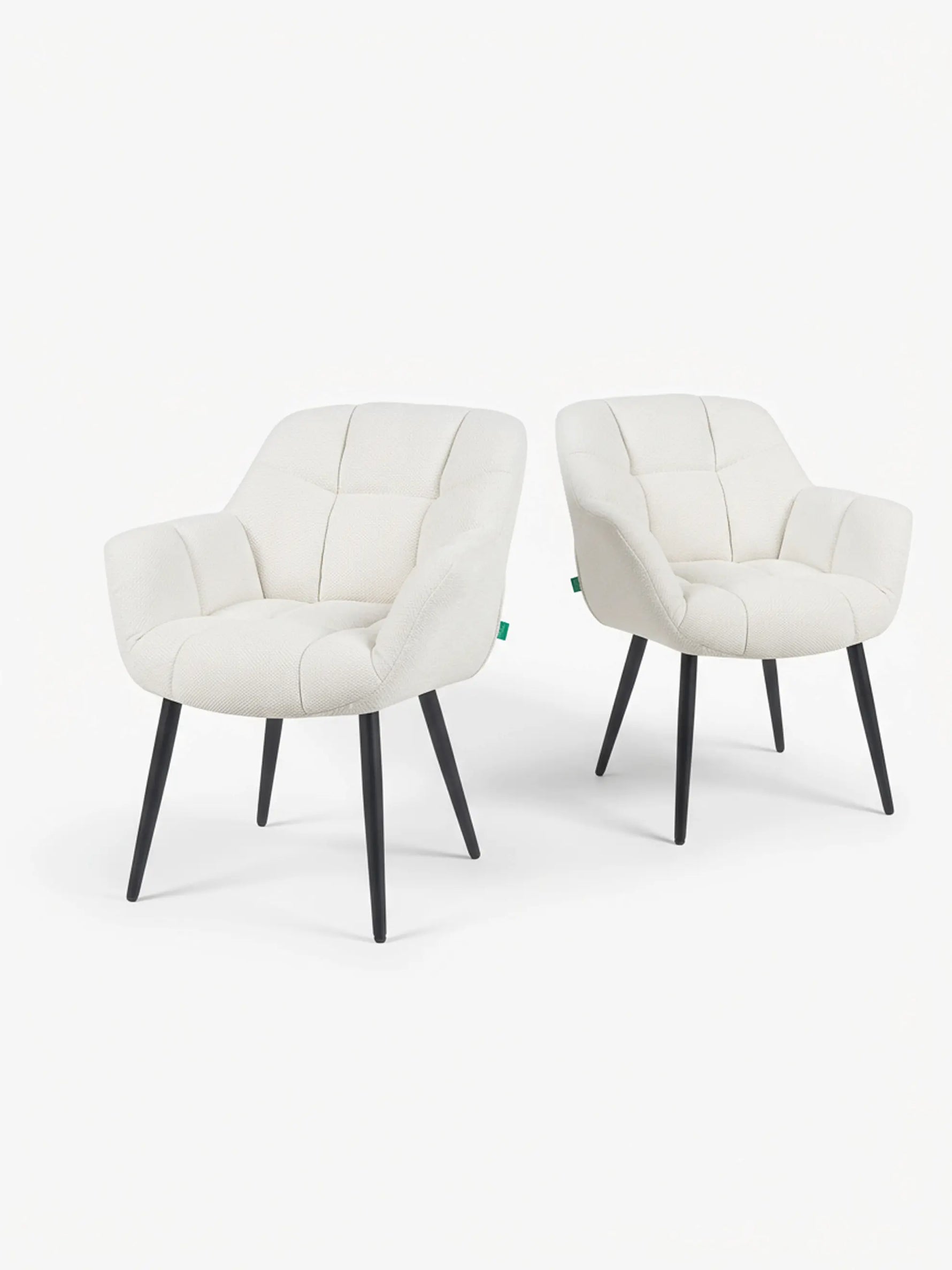 Mika-Mila 2er-Set - Runder Schalenstuhl