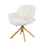 Mika-Nea 2er-Set - Moderner Schalenstuhl mit Holzgestell