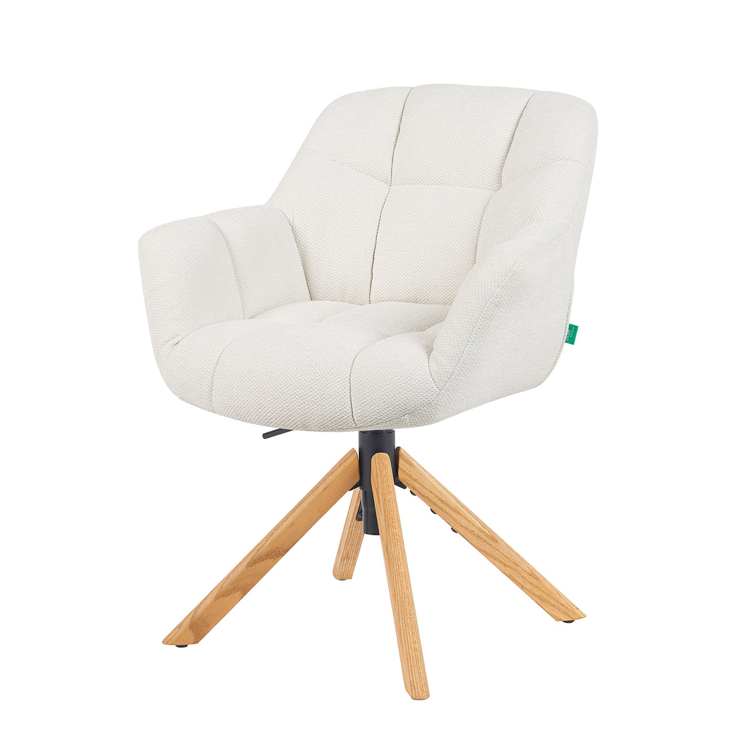 Mika-Nea 2er-Set - Moderner Schalenstuhl mit Holzgestell