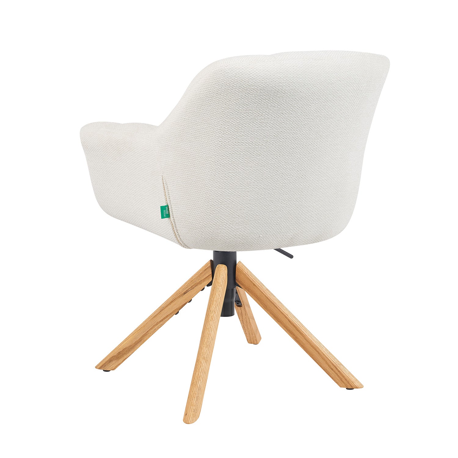 Mika-Nea 2er-Set - Moderner Schalenstuhl mit Holzgestell