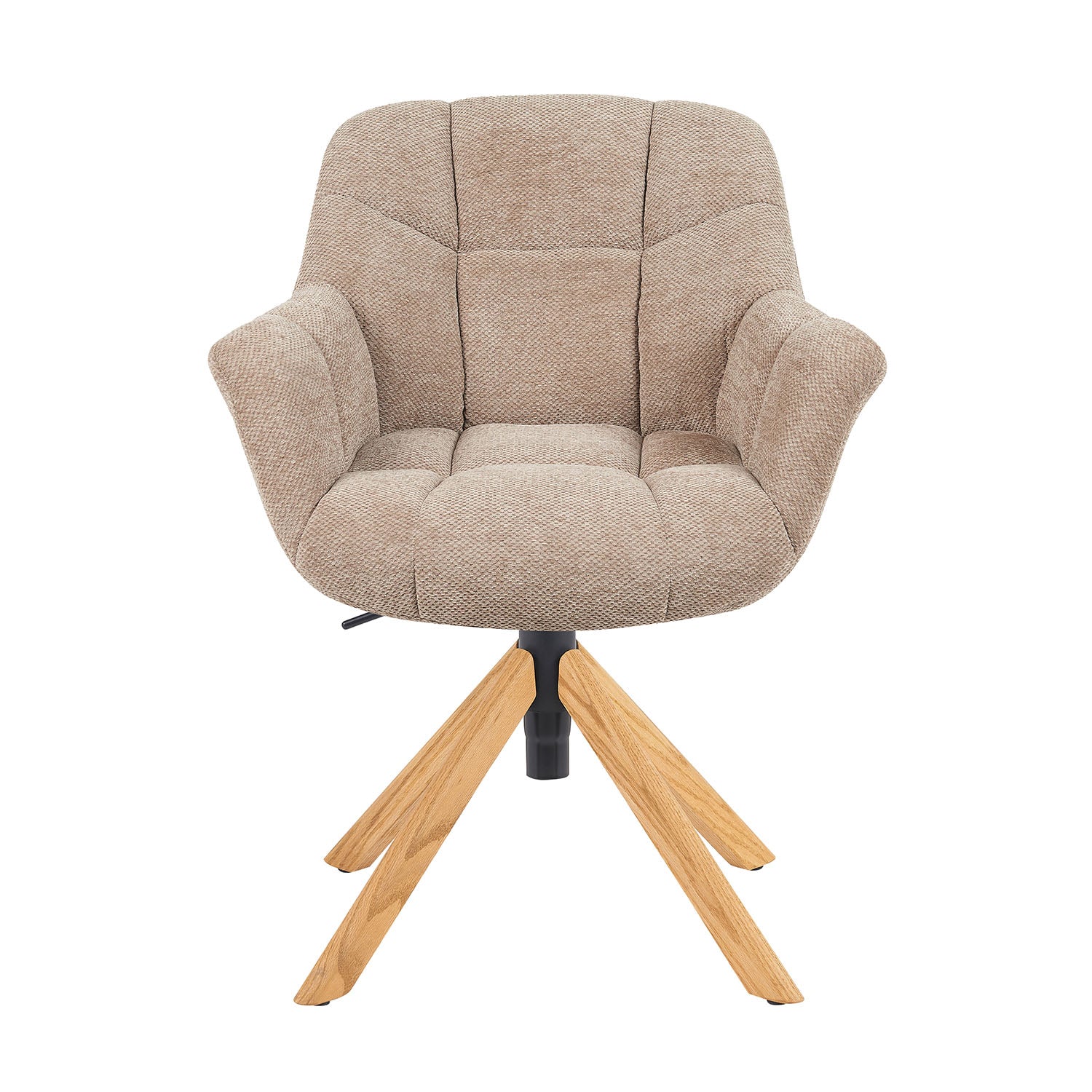 Mika-Nea 2er-Set - Moderner Schalenstuhl mit Holzgestell