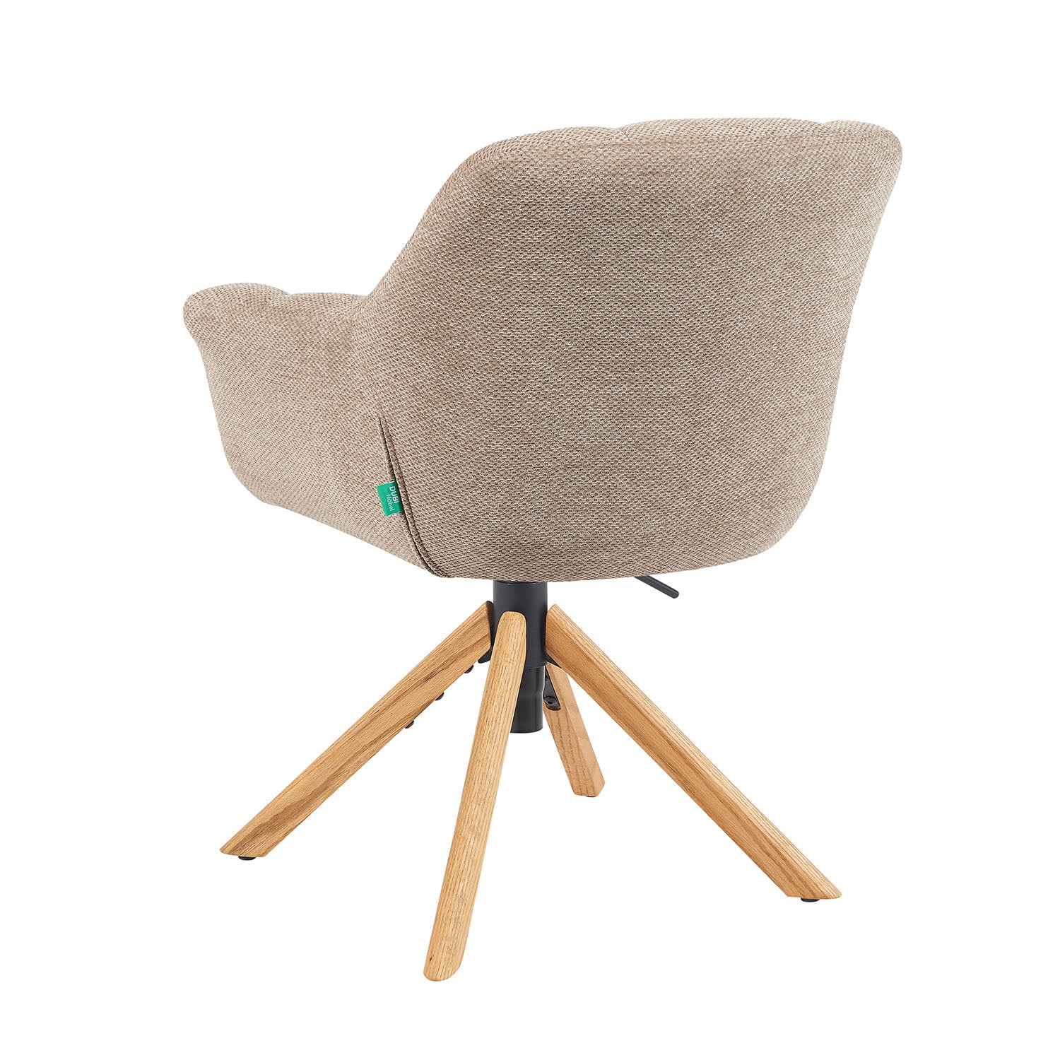 Mika-Nea 2er-Set - Moderner Schalenstuhl mit Holzgestell