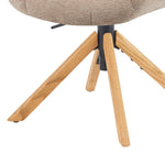 Mika-Nea 2er-Set - Moderner Schalenstuhl mit Holzgestell