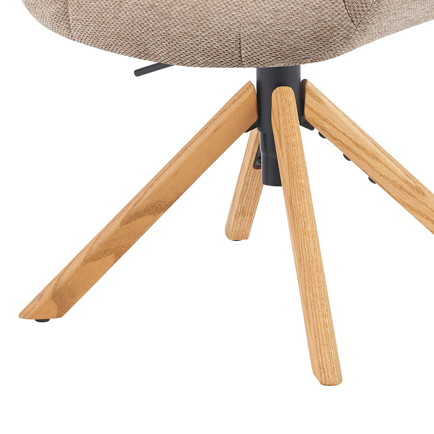 Mika-Nea 2er-Set - Moderner Schalenstuhl mit Holzgestell