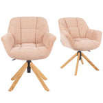 Mika-Nea 2er-Set - Moderner Schalenstuhl mit Holzgestell