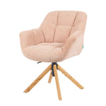 Mika-Nea 2er-Set - Moderner Schalenstuhl mit Holzgestell