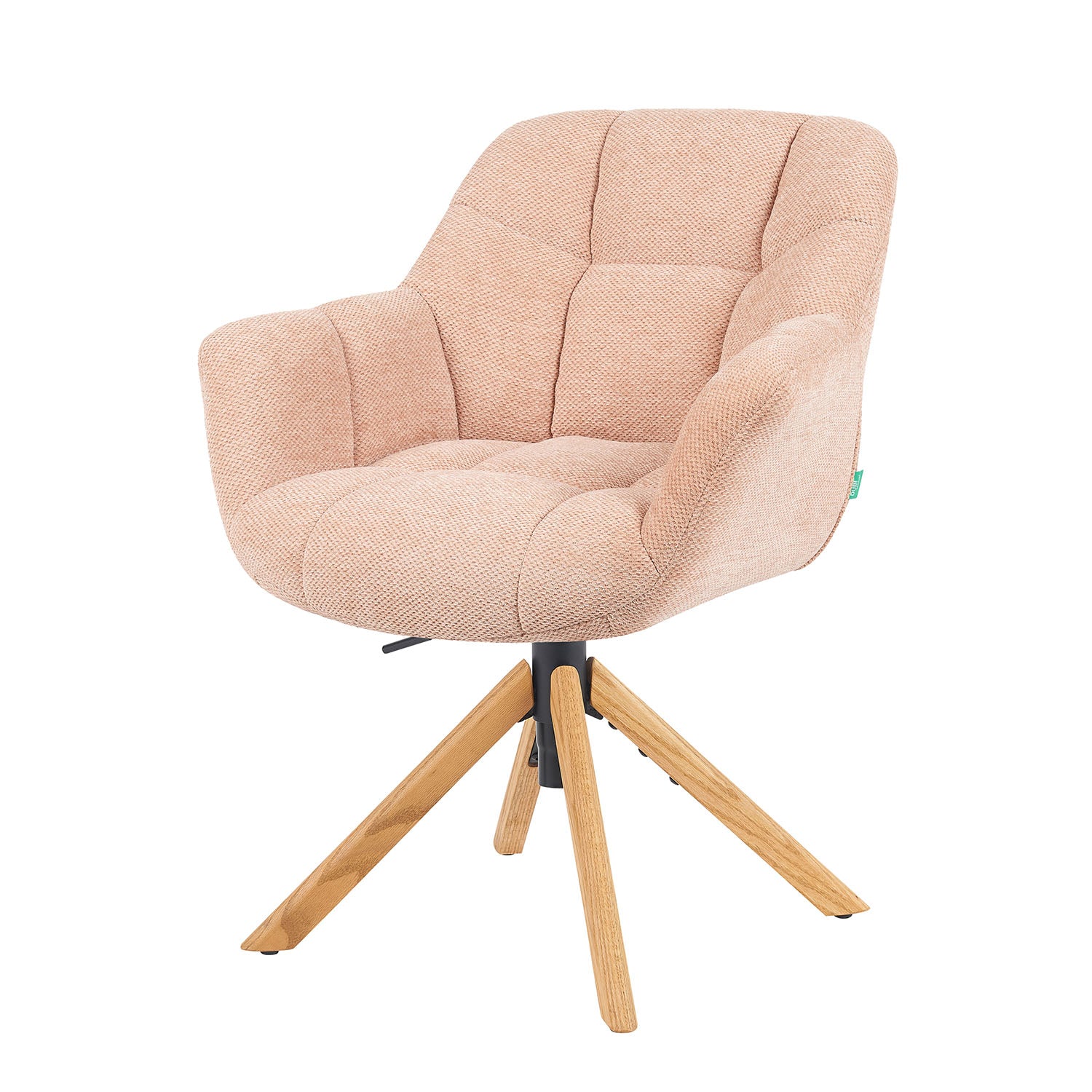 Mika-Nea 2er-Set - Moderner Schalenstuhl mit Holzgestell