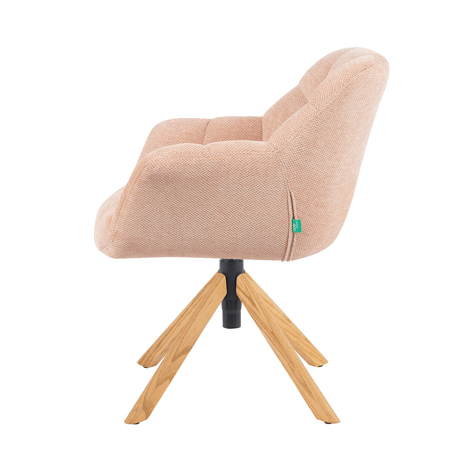 Mika-Nea 2er-Set - Moderner Schalenstuhl mit Holzgestell