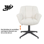 Mika-Luka 2er-Set - Schalenstuhl 360° drehbar