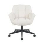 Mika-Nuri 2er-Set - Moderner Home Office Schalenstuhl mit Rollen