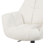 Mika-Nuri 2er-Set - Moderner Home Office Schalenstuhl mit Rollen