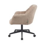 Mika-Nuri 2er-Set - Moderner Home Office Schalenstuhl mit Rollen