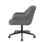 Bürostuhl Mika-Nuri 2er-Set – Höhenverstellbar, 360° Drehbar, Matt-Schwarz