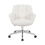 Mika-Nuri 2er-Set - Moderner Home Office Schalenstuhl mit Rollen