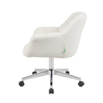 Mika-Nuri 2er-Set - Moderner Home Office Schalenstuhl mit Rollen