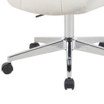 Mika-Nuri 2er-Set - Moderner Home Office Schalenstuhl mit Rollen