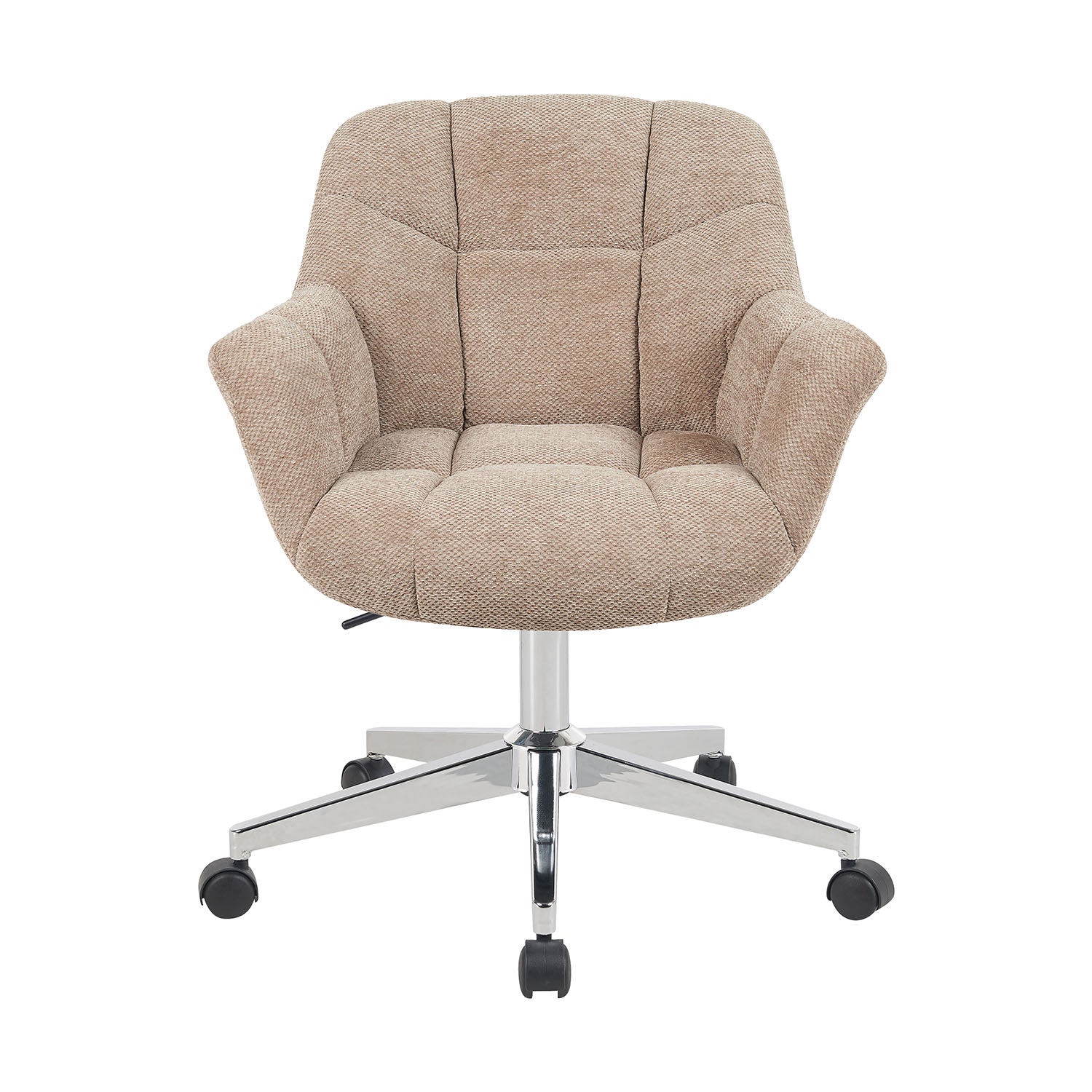 Mika-Nuri 2er-Set - Moderner Home Office Schalenstuhl mit Rollen