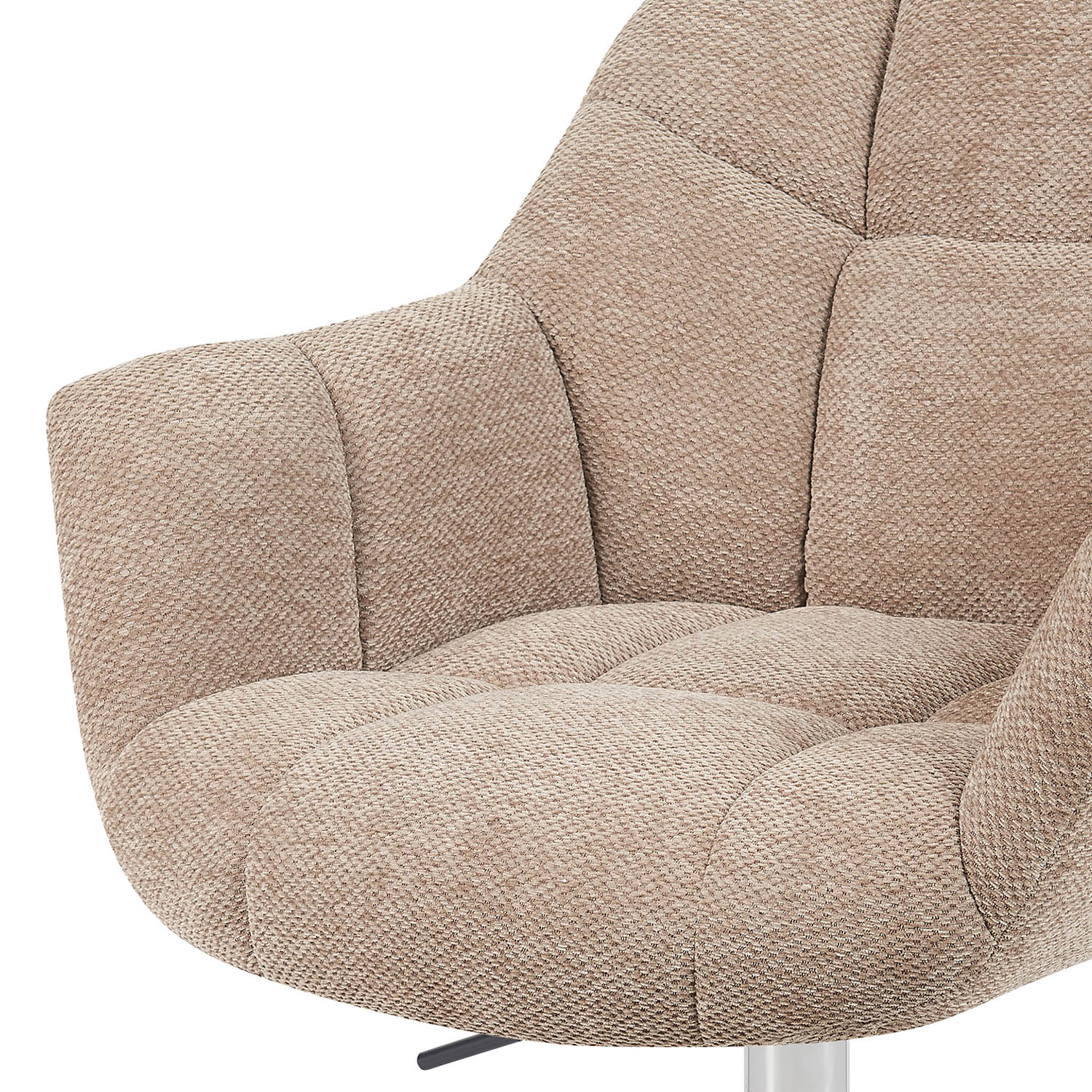 Mika-Nuri 2er-Set - Moderner Home Office Schalenstuhl mit Rollen