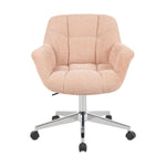 Mika-Nuri 2er-Set - Moderner Home Office Schalenstuhl mit Rollen