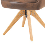 Mika-Finn 2er-Set - Drehsessel in Wildleder Optik, Cord, Webstoff Creme