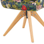 Mika-Finn 2er-Set - Drehsessel in Wildleder Optik, Cord, Webstoff Creme