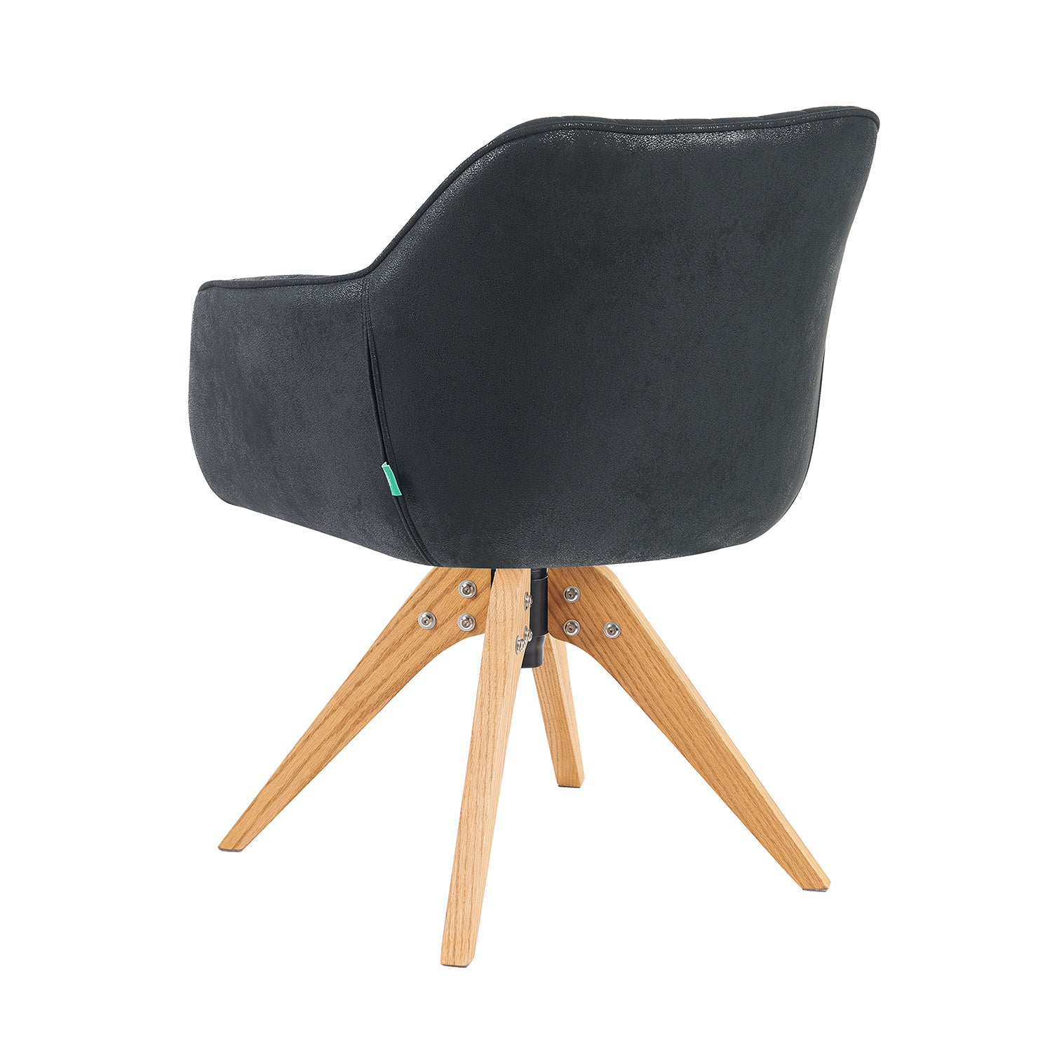 Mika-Finn 2er-Set - Drehsessel in Wildleder Optik, Cord, Webstoff Creme