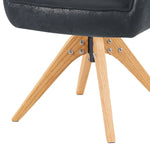 Mika-Finn 2er-Set - Drehsessel in Wildleder Optik, Cord, Webstoff Creme