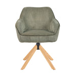 Mika-Luis 2er-Set - Polstersessel in Wildlederoptik, Cord, Webstoff