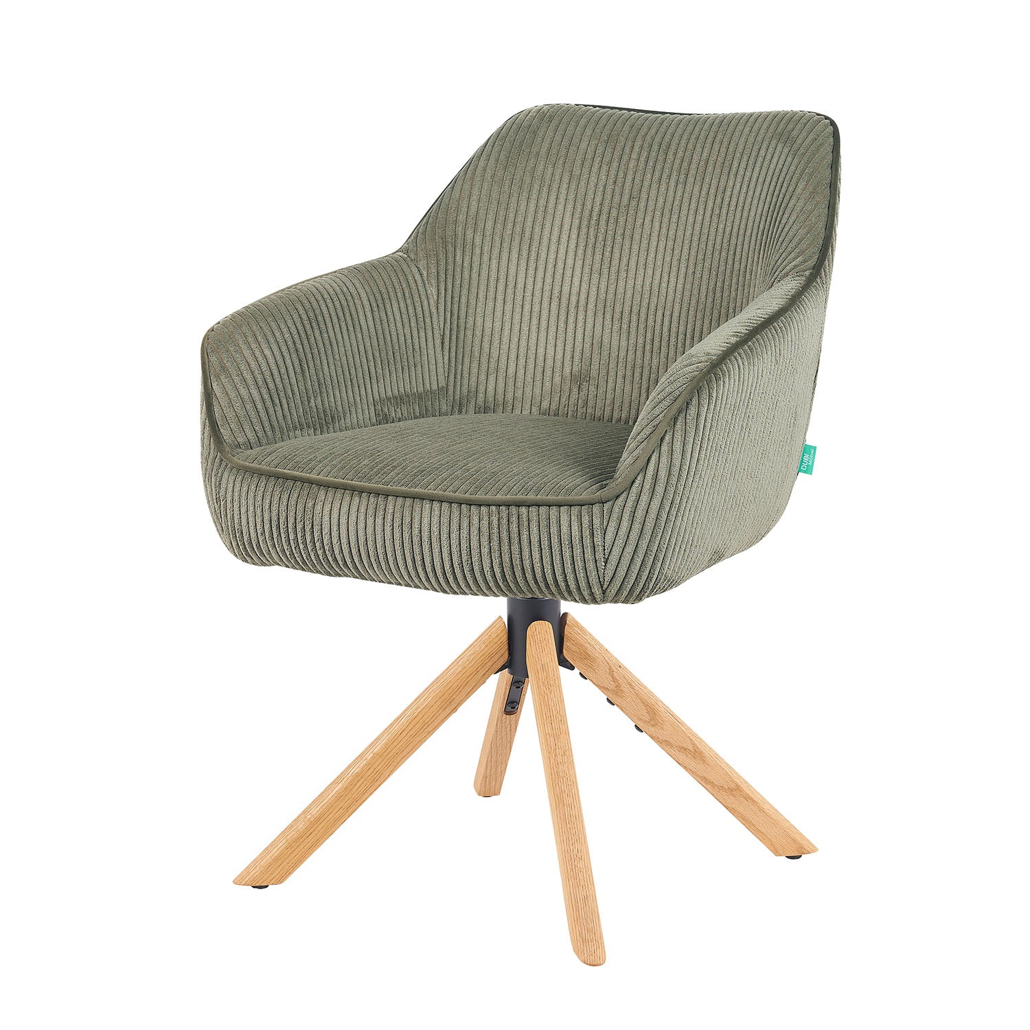 Mika-Luis 2er-Set - Polstersessel in Wildlederoptik, Cord, Webstoff