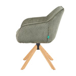 Mika-Luis 2er-Set - Polstersessel in Wildlederoptik, Cord, Webstoff