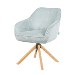 Mika-Luis 2er-Set - Polstersessel in Wildlederoptik, Cord, Webstoff