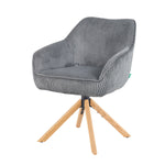 Mika-Luis 2er-Set - Polstersessel in Wildlederoptik, Cord, Webstoff