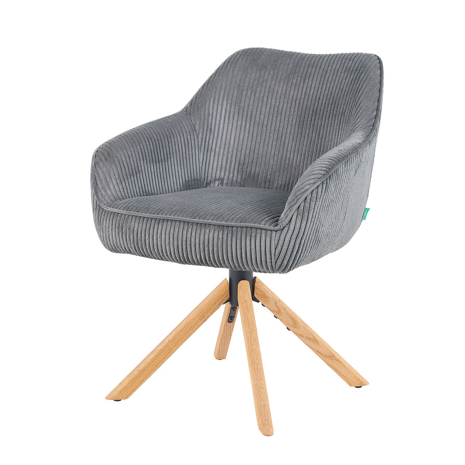 Mika-Luis 2er-Set - Polstersessel in Wildlederoptik, Cord, Webstoff