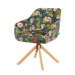 Mika-Luis 2er-Set - Polstersessel in Wildlederoptik, Cord, Webstoff