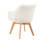 Mika-Finn 2er-Set - Drehsessel in Wildleder Optik, Cord, Webstoff Creme