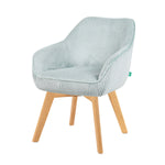 Mika-Finn 2er-Set - Drehsessel in Wildleder Optik, Cord, Webstoff Creme